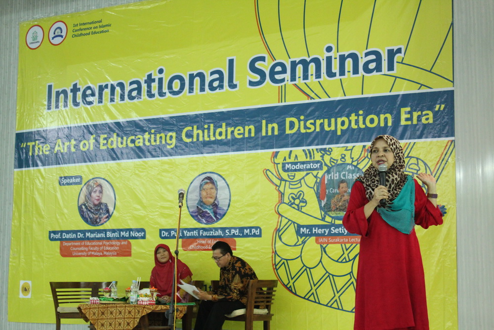 HMJ PIAUD on INTERNATIONAL SEMINAR (The Art of Educating Children In Disruption Era)