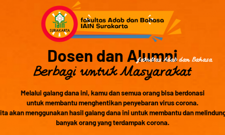 Dosen dan Alumni FAB IAIN Surakarta Berbagi Saat Pandemi Covid-19