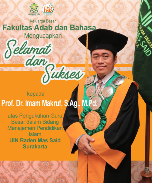 Prof.Dr. Imam Makruf.S.Ag., M.Pd