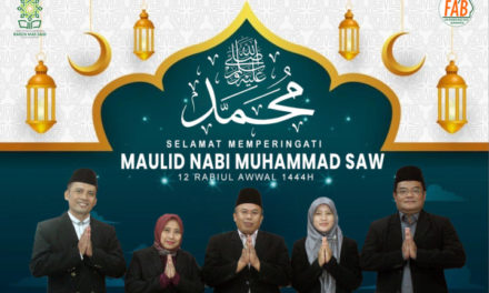Segenap civitas academica Fakultas Adab dan Bahasa mengucapkan selamat memperingati Maulid Nabi Muhammad SAW 12 Rabiul Awwal 1444H