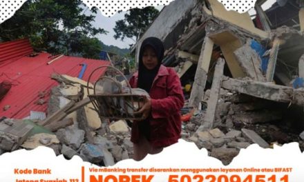 Kesukarelawanan Mahasiswa dan Ikatan Alumni Fakultas Adab dan Bahasa peduli Gempa Cianjur